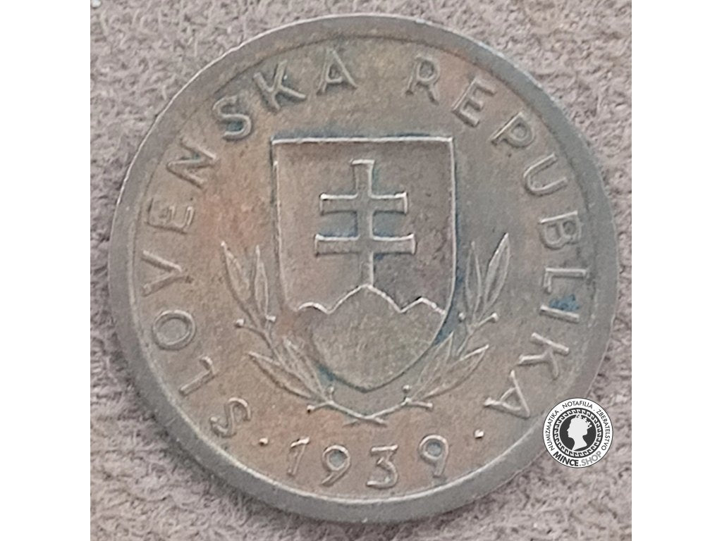 10 halier - Slovenský Štát - 1939