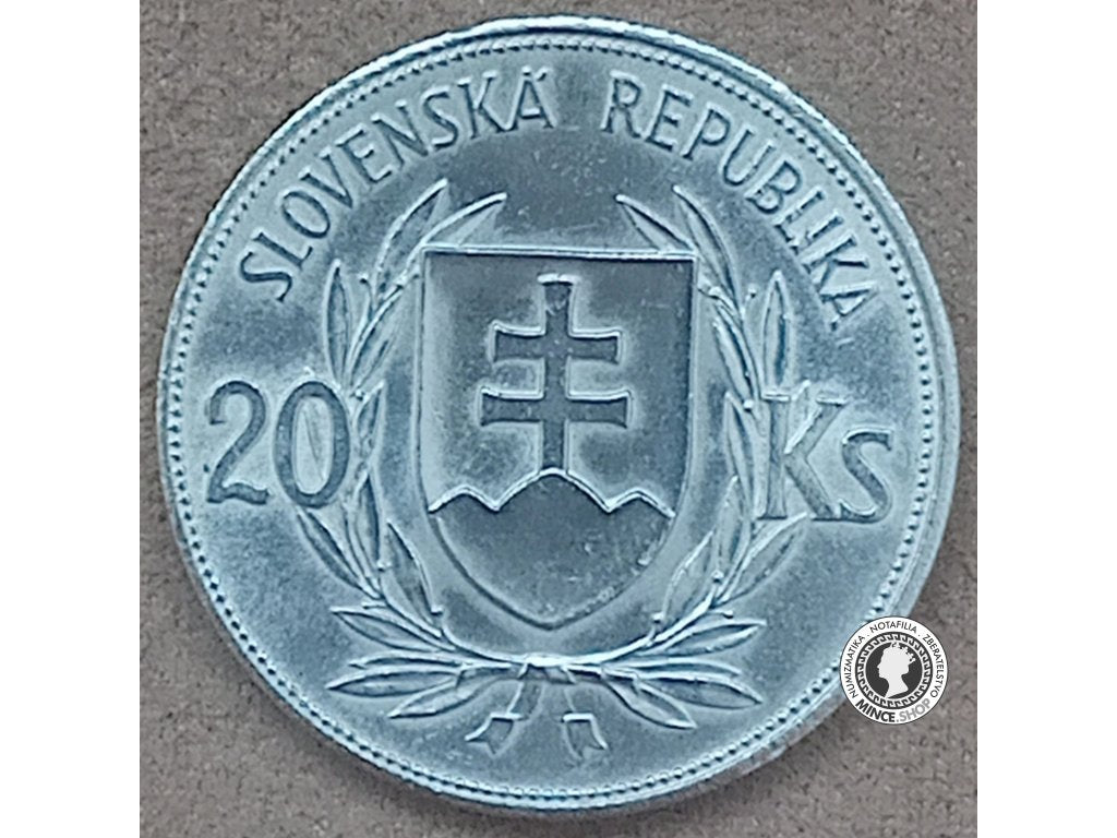 20 koruna - Slovenský Štát - 1939 - Dr. Jozef Tiso