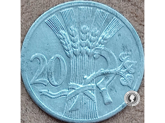 20 halier - Protektorát Čechy a Morava - 1941