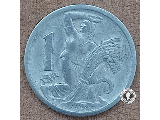 1 koruna - Česko-Slovensko - 1951