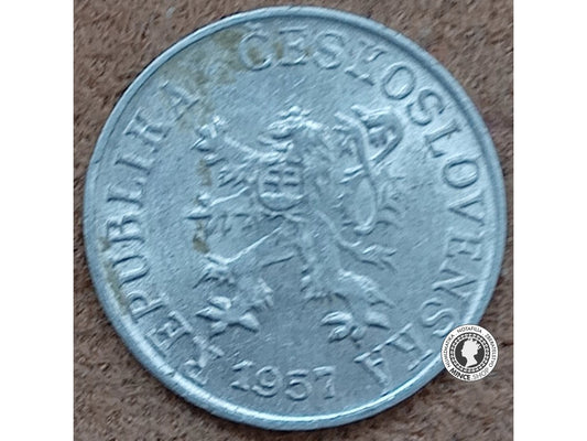 1 halier - Česko-Slovensko - 1957