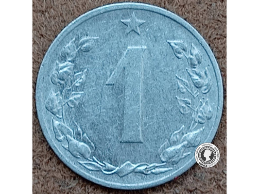 1 halier - Česko-Slovensko - 1958
