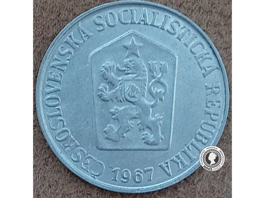 5 halier - Česko-Slovensko - 1967