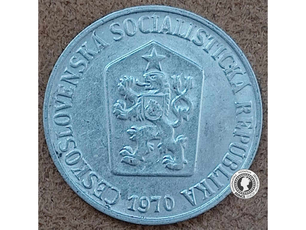 5 halier - Česko-Slovensko - 1970