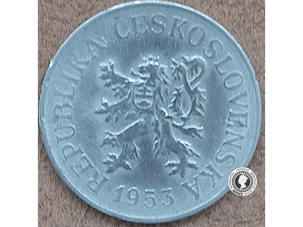10 halier - Česko-Slovensko - 1953