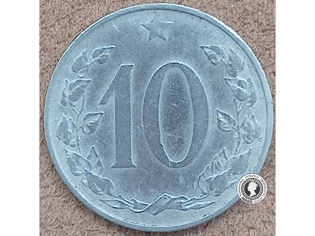 10 halier - Česko-Slovensko - 1953