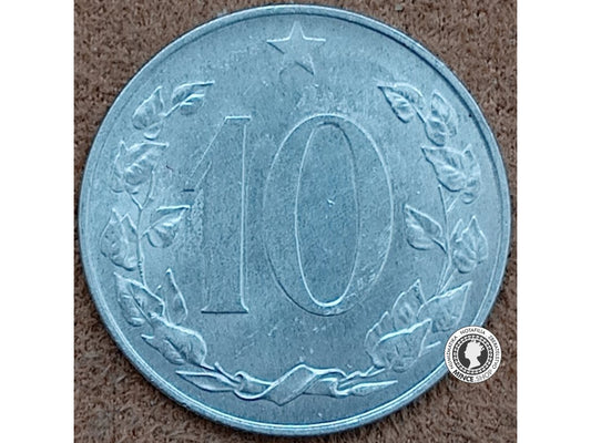10 halier - Česko-Slovensko - 1956