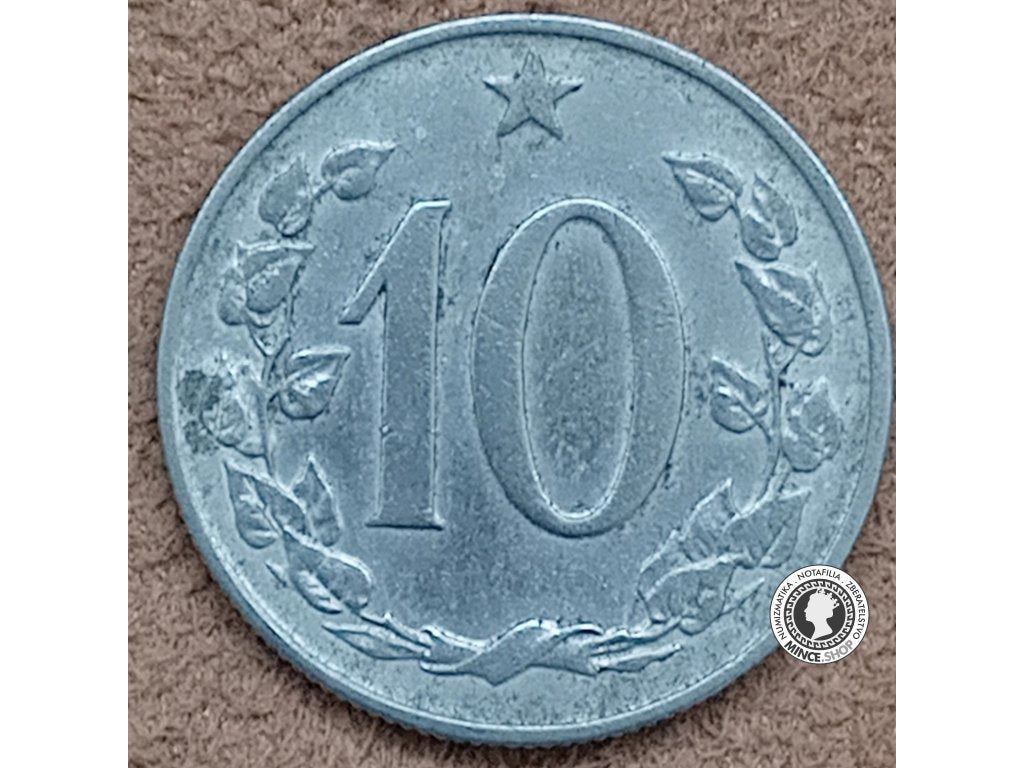 10 halier - Česko-Slovensko - 1969