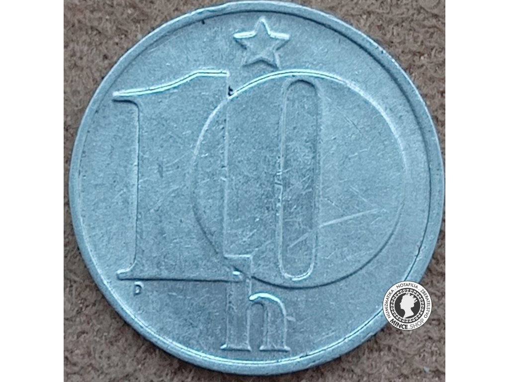 10 halier - Česko-Slovensko - 1977
