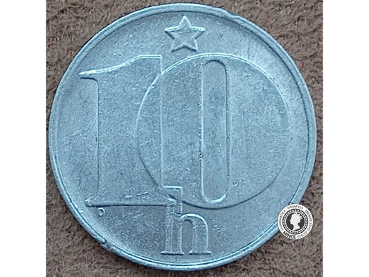 10 halier - Česko-Slovensko - 1984