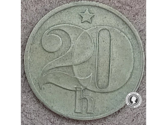 20 halier - Česko-Slovensko - 1974