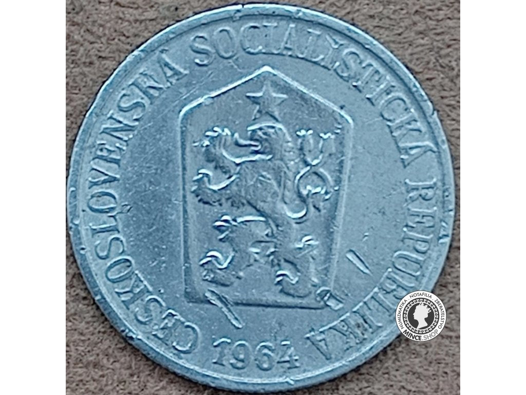 25 halier - Česko-Slovensko - 1964