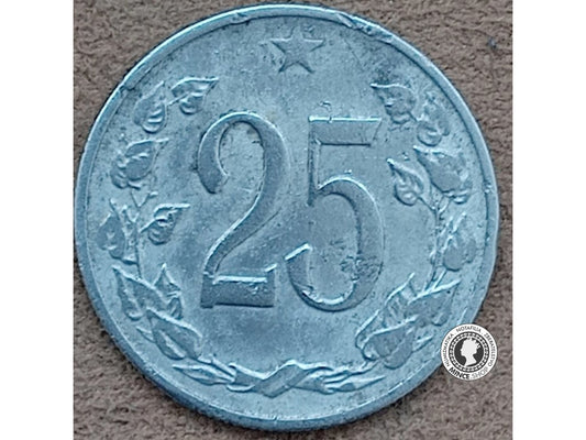 25 halier - Česko-Slovensko - 1964