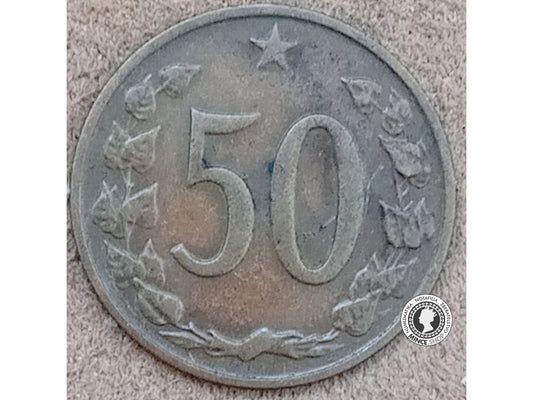 50 halier - Česko-Slovensko - 1963