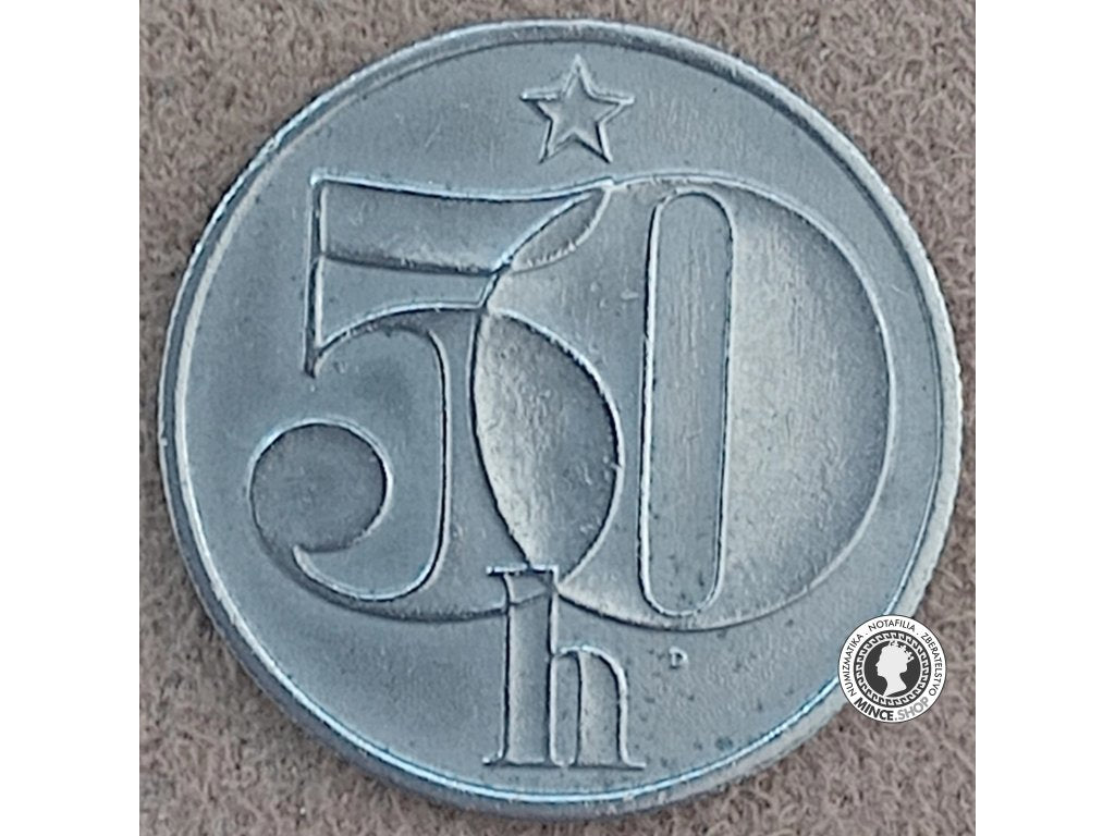 50 halier - Česko-Slovensko - 1979