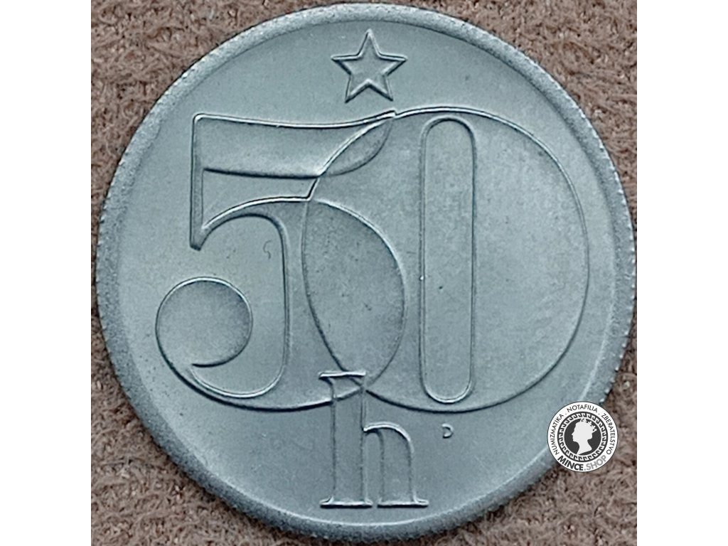 50 halier - Česko-Slovensko - 1980