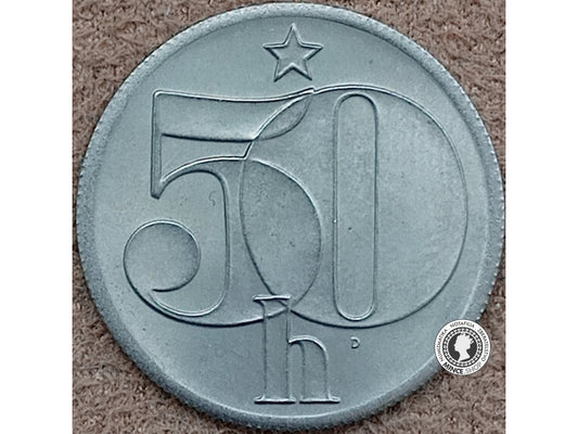 50 halier - Česko-Slovensko - 1980