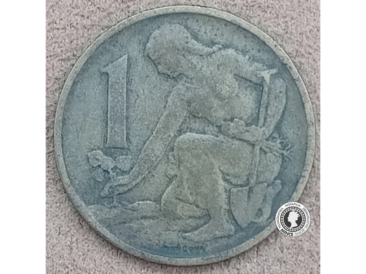 1 koruna - Česko-Slovensko - 1961