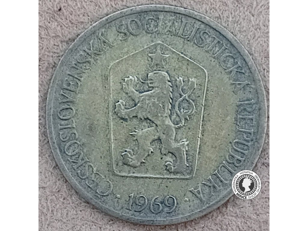 1 koruna - Česko-Slovensko - 1969