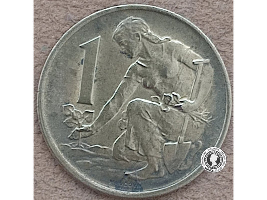 1 koruna - Česko-Slovensko - 1976