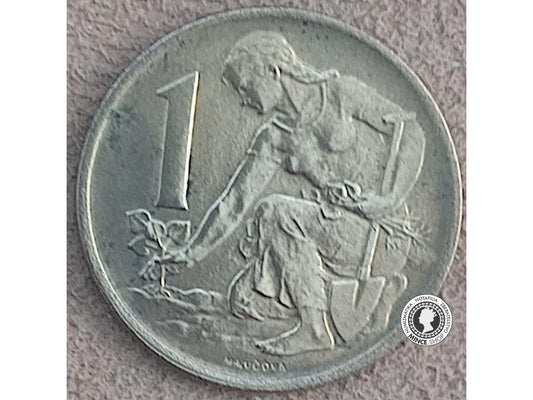 1 koruna - Česko-Slovensko - 1977