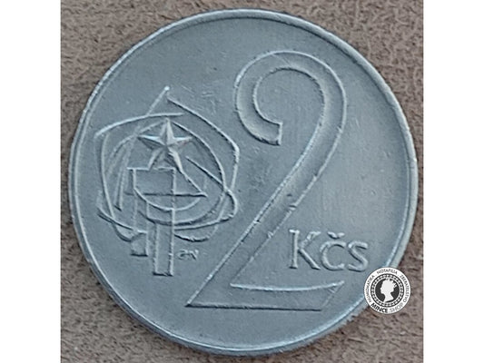 2 koruna - Česko-Slovensko - 1975
