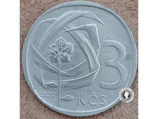 3 koruna - Česko-Slovensko - 1966