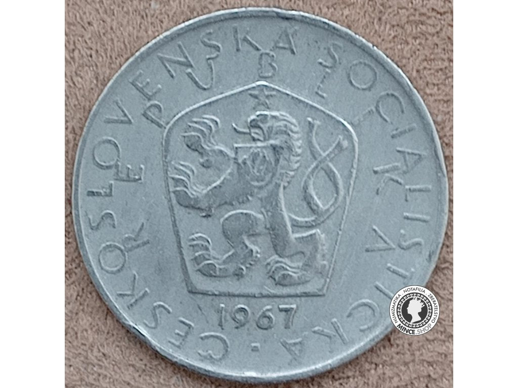 5 koruna - Česko-Slovensko - 1967