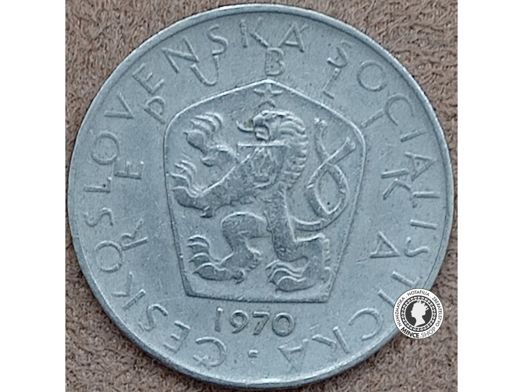 5 koruna - Česko-Slovensko - 1970