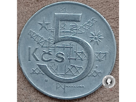 5 koruna - Česko-Slovensko - 1970