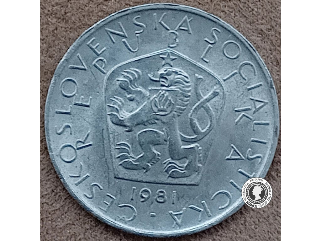 5 koruna - Česko-Slovensko - 1981