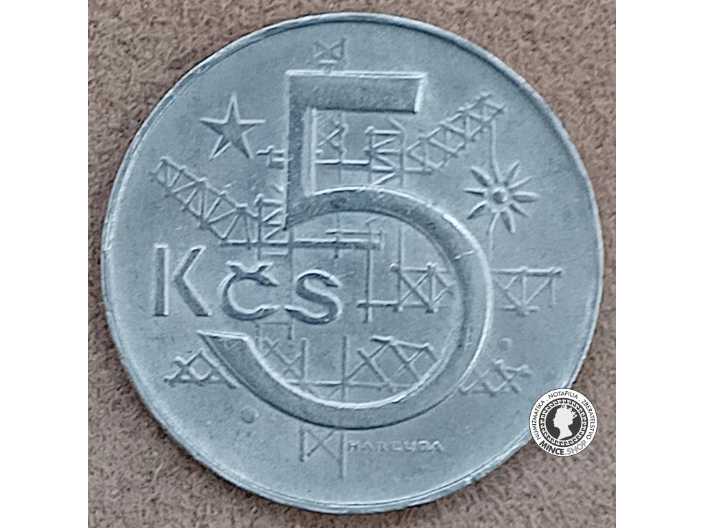 5 koruna - Česko-Slovensko - 1983