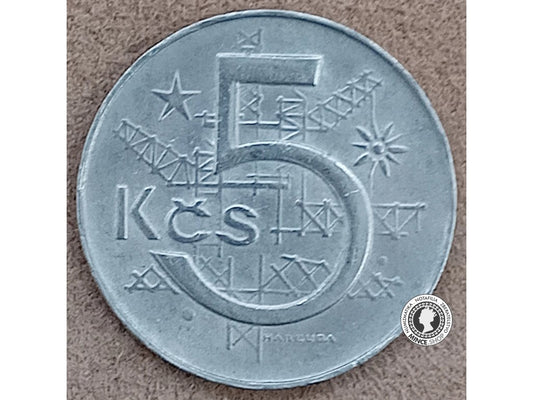 5 koruna - Česko-Slovensko - 1983