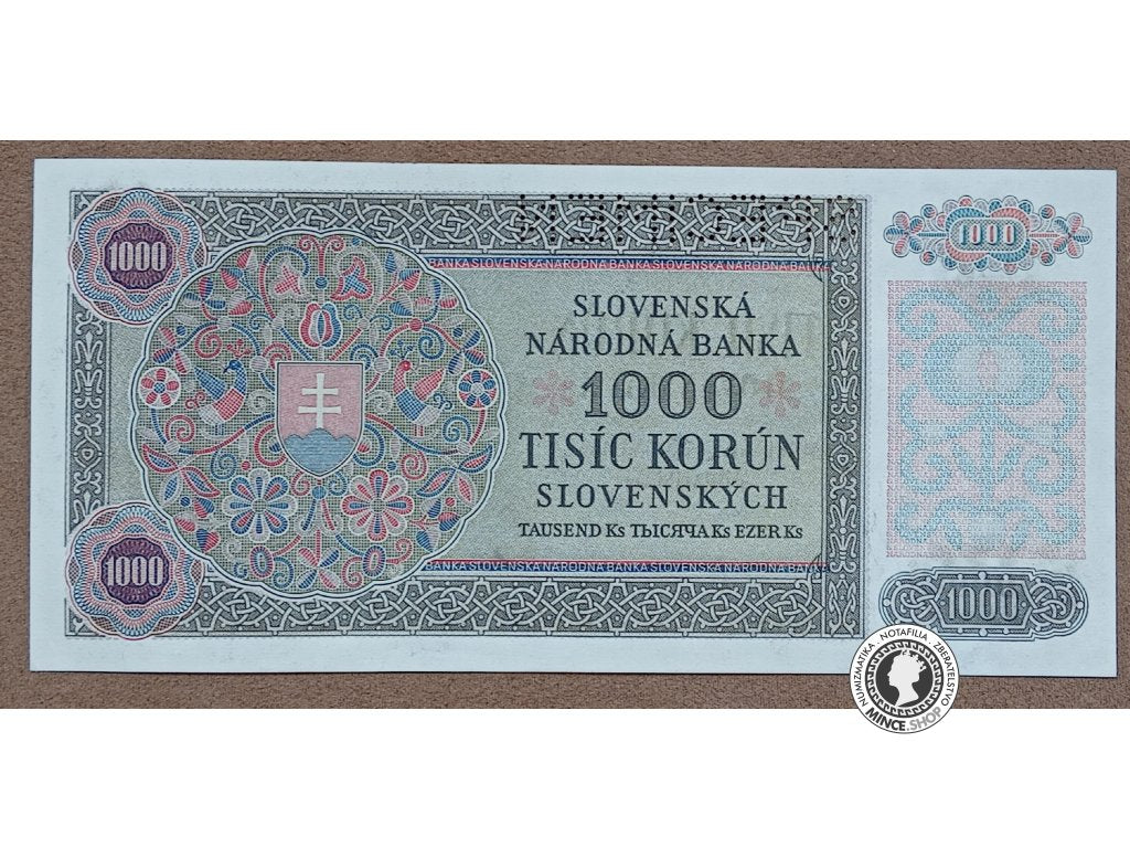 1000 Korún - 1940 - Slovenský Štát