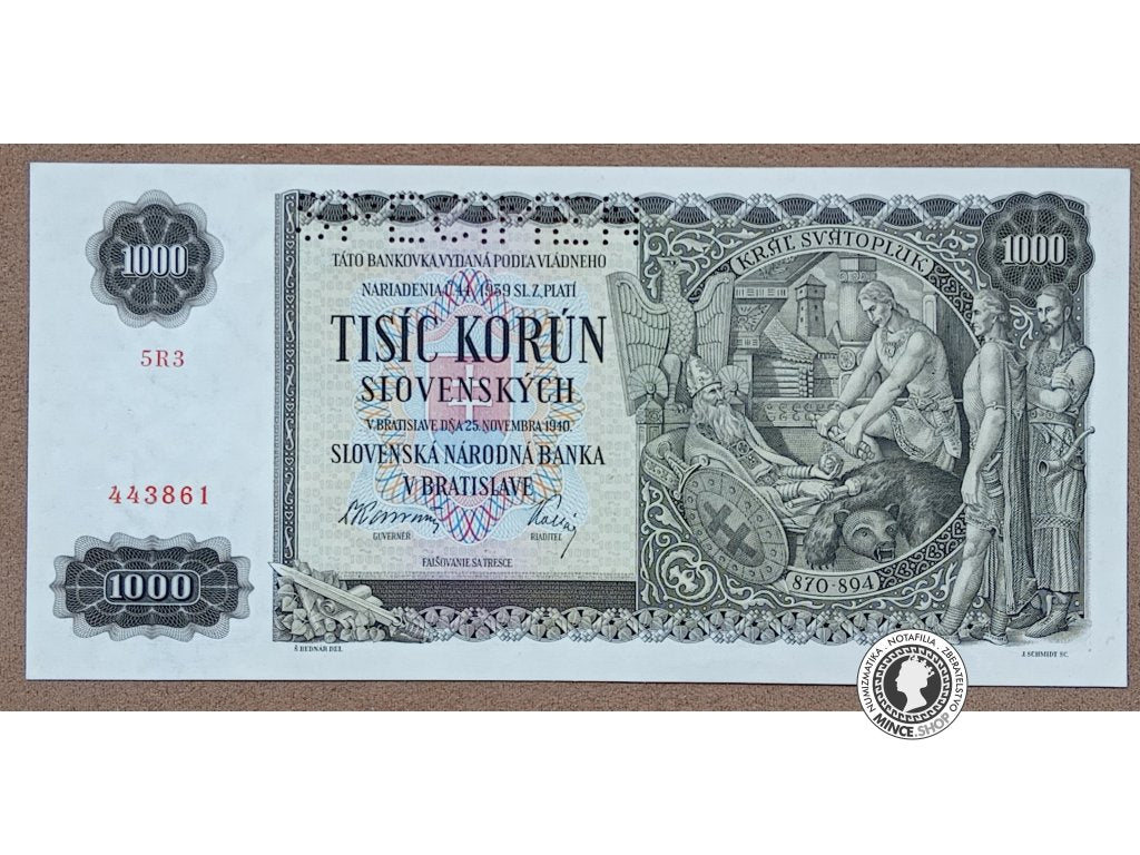 1000 Korún - 1940 - Slovenský Štát