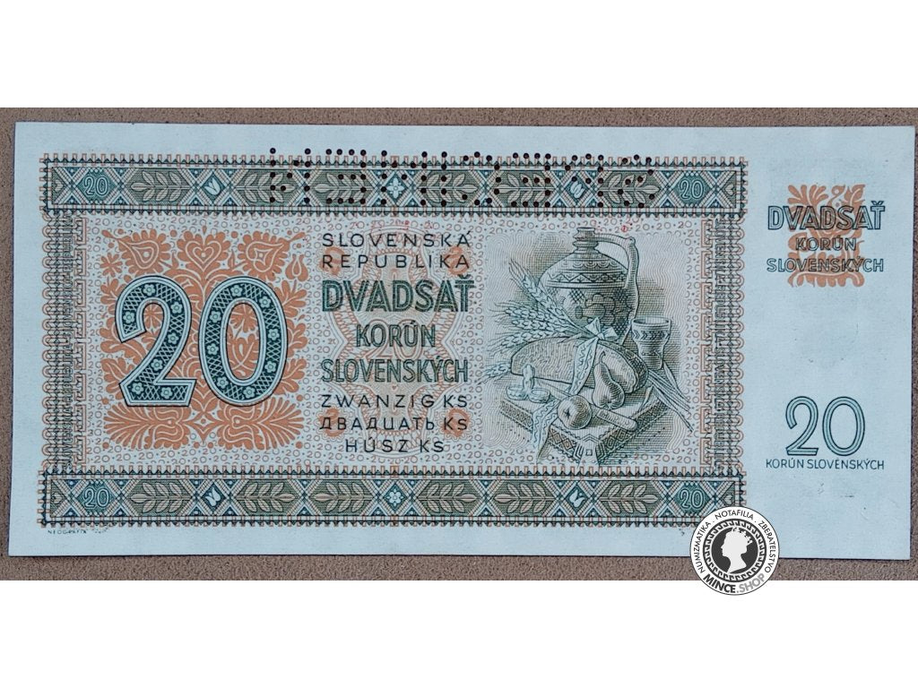 20 Korún - 1942 - Slovenský Štát