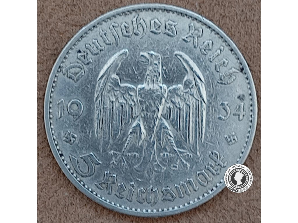 5 mariek - Nemecko - Tretia Ríša - 1934 A