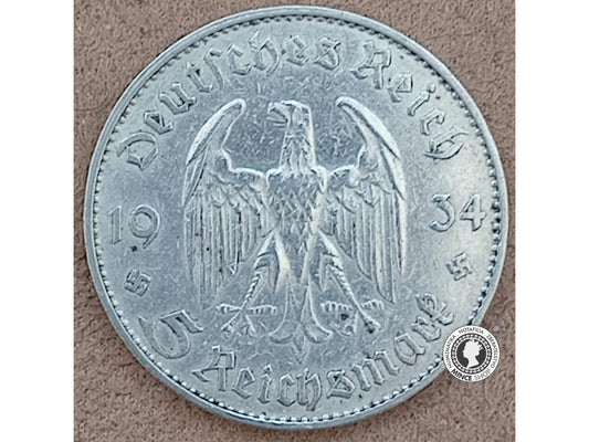 5 mariek - Nemecko - Tretia Ríša - 1934 J