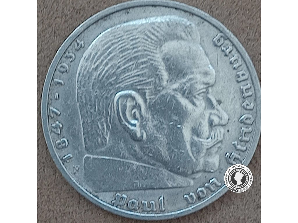 5 mariek - Nemecko - Tretia Ríša - 1937 F