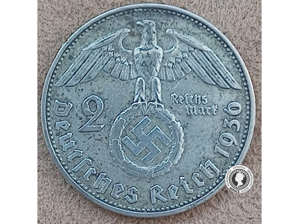 2 marka - Nemecko - Tretia Ríša - 1936 D