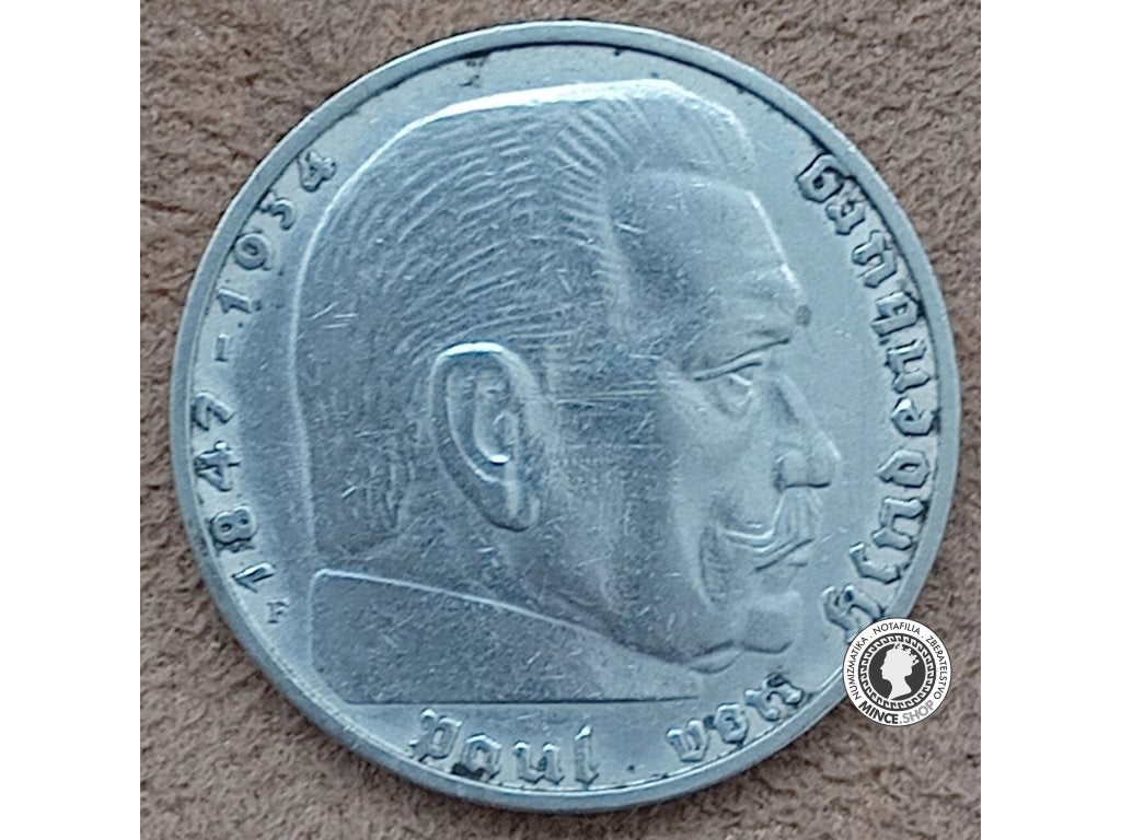 2 marka - Nemecko - Tretia Ríša - 1937 F