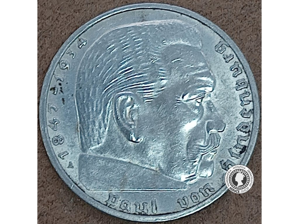 2 marka - Nemecko - Tretia Ríša - 1939 A