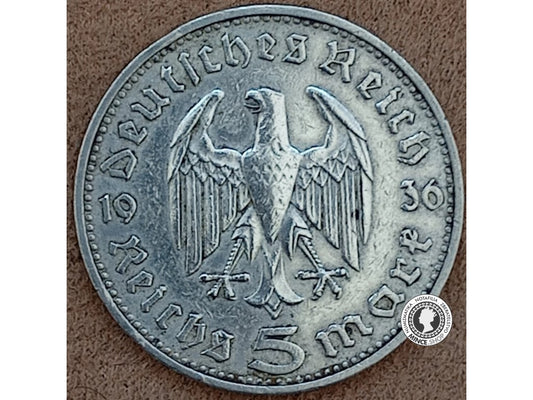 5 mariek - Nemecko - Tretia Ríša - 1936 J