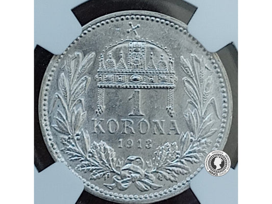 1 korona - Rakúsko-Uhorsko - 1913 - AU 58