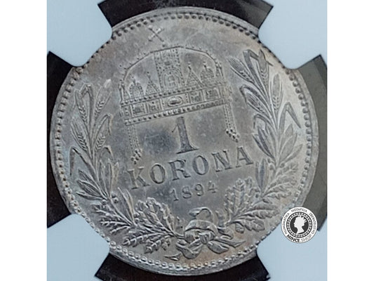 1 korona - Rakúsko-Uhorsko - 1894 - UNC Details