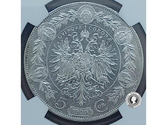 5 koruna - Rakúsko-Uhorsko - 1909 - MS 61