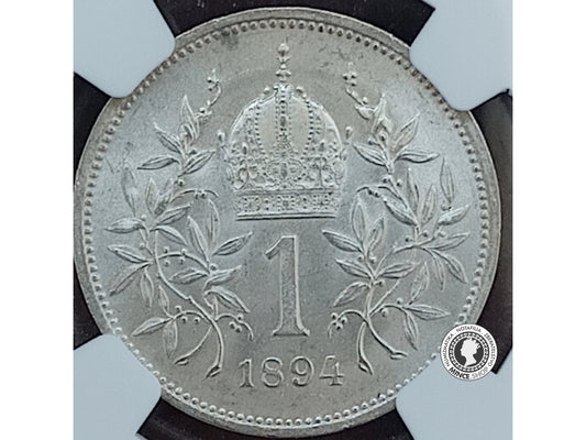 1. koruna - Rakúsko-Uhorsko - 1894 - MS 63