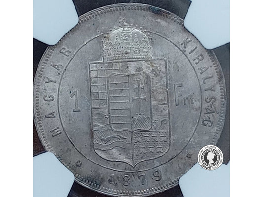 1. forint - Rakúsko-Uhorsko - 1879 - MS 62