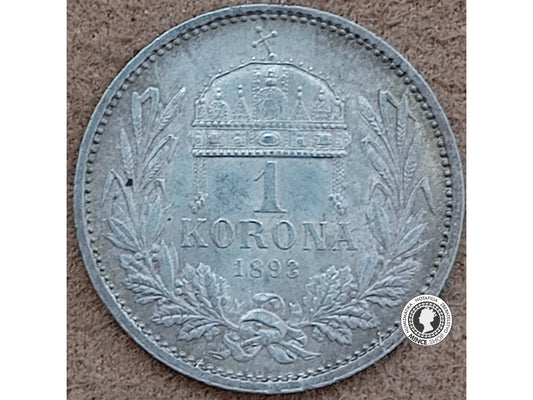 1 korona - Rakúsko-Uhorsko - 1893