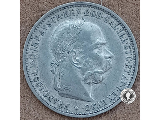 1 koruna - Rakúsko-Uhorsko - 1893